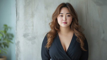 Fototapeta premium プラスサイズの女性モデル