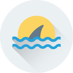 Sea Vector Icon
