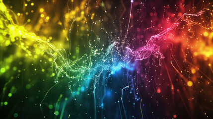 Abstract multi-colored background