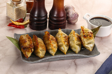 Fried Japanese stuffed dumplings - Gyoza