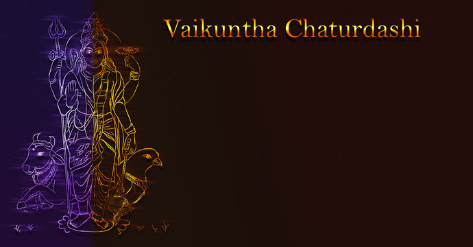 Vaikuntha Chaturdashi, also known as Vaikuntha Ekadashi or Mokshada Ekadashi, is a Hindu festival