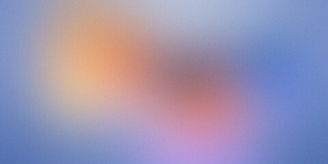 Abstract pale blue and yellow holographic grainy gradient background for banners, design, advertising, covers, templates and posters