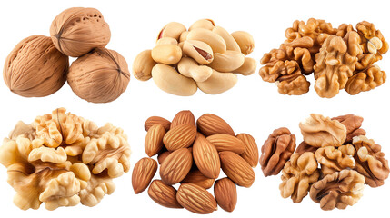 set of isolated nuts