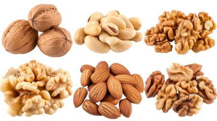 set of isolated nuts