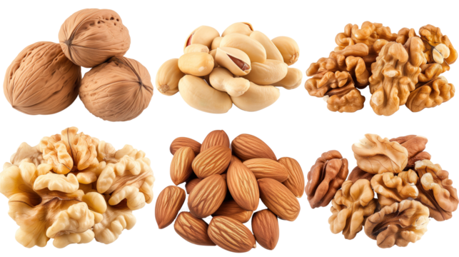set of isolated nuts