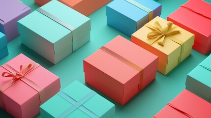 Obraz premium Packaging mockup photo generated by ai