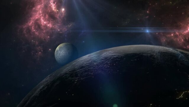 3D animation of planets