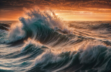 Ocean big wave