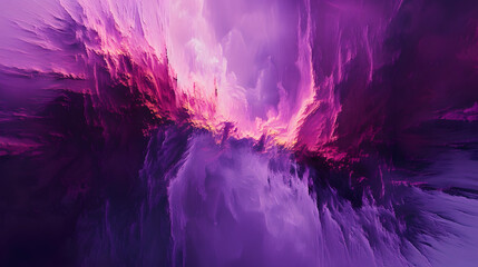 purple abstract glitch art