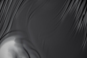 Dark Background With Black Ink In Water