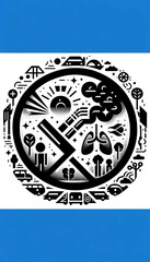 Generative AI No Smoking Illustration