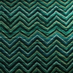 Emerald zig-zag wave pattern carpet texture background