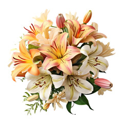 flower - Corn Yellow .Alstroemeria: Friendship and mutual support