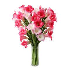 flower - Foxglove flower bouquet in pink tones symbolizes sincerity and love.