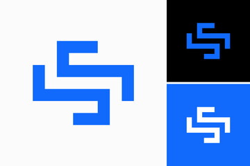 Letter S logo vector premium sign template