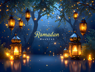 Fototapeta na wymiar ramadan kareem background vector graphics illustration 
