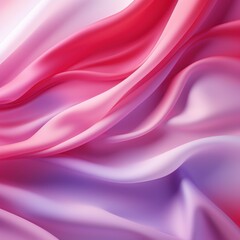 Naklejka premium mediumvioletred gradient soft pastel silk wavy elegant luxury flat lay pattern vector illustration