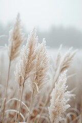Fototapeta premium Natural Minimalist Background with dry grass