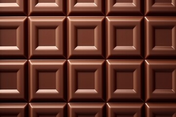Chocolate bar close up. Chocolate texture, dark or milk chocolate. Chocolate background. Sweet dessert