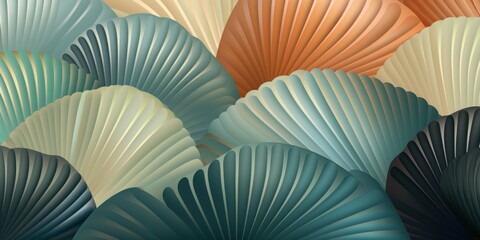 olive, darkslateblue, seashell gradient soft pastel line pattern vector illustration