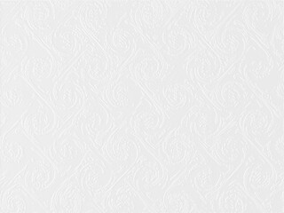 Abstract clean white texture wall 3d rendering illustration. Rough structure surface as paper, plaster or cement background for text space creative design artwork.