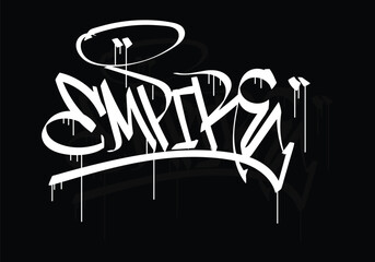EMPIRE graffiti tag style design