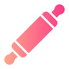 rolling pin gradient icon