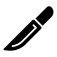 knife glyph icon