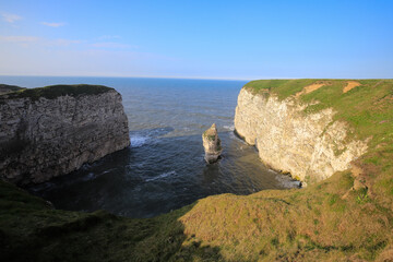 Majestic Cliffs of Breil Nook Overlooking the Serene Ocean