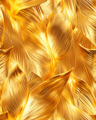 gold leaves seamless background