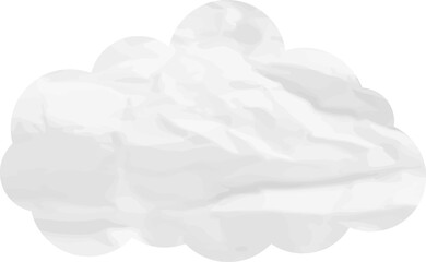 Fototapeta na wymiar cloud paper art