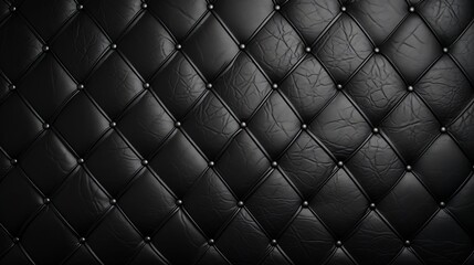 Rich textured black leather background for stylish designs or projects