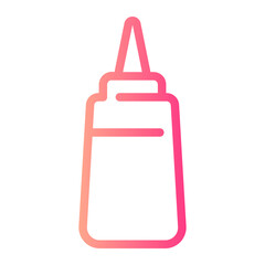 coconut oil gradient icon