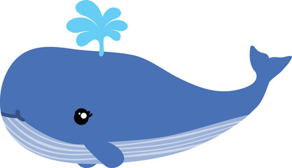 cute whale cartoon
