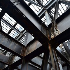 Construction of Steel Structure Architecture.