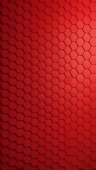 Abstract red hexagon or honeycomb background AI Generated.