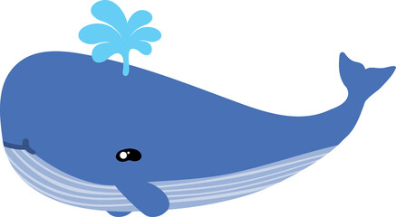 cute whale cartoon
