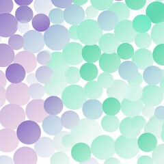 palegreen, darkorchid, lightseagreen gradient soft pastel dot pattern vector illustration