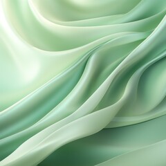palegreen gradient soft pastel silk wavy elegant luxury flat lay pattern vector illustration