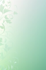 palegreen soft pastel gradient modern background with a thin barely noticeable floral ornament