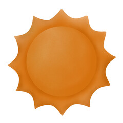 Sun watercolor illustration