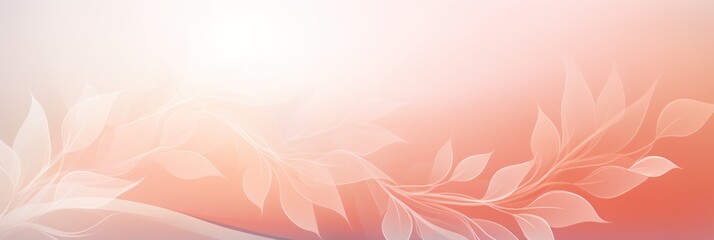 peachpuff soft pastel gradient modern background with a thin barely noticeable floral ornament