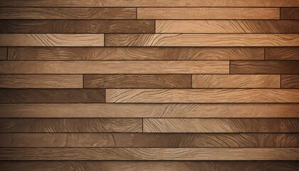 Horizontal rectangular shaped wooden pattern wall background.