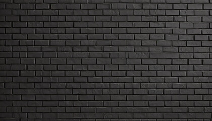 black brick wall, dark background for design