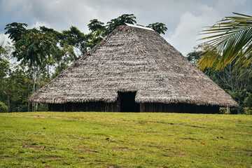 Fototapeta na wymiar traditional indigenous house
