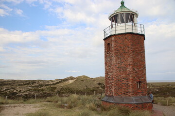 Sylt, Leuchtturm Quermarkenfeuer bei Kampen