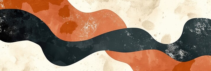 Obraz premium abstract background image inspired by nature, using earthy tones and organic shapes to evoke a sense of calm and tranquility