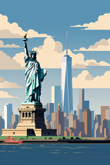 Obraz premium Reisefoto New York