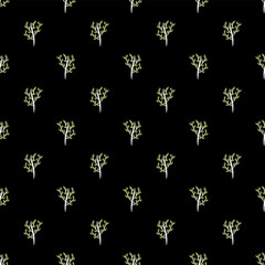 Botanical pattern design. Nature textile concept