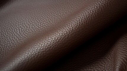 brown eco leather with seam detailing